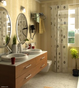 Contemporary Bathroom neutral tones Interior Design Blogs