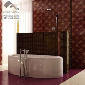 Modern bath textured bathwall Interior Design Blogs