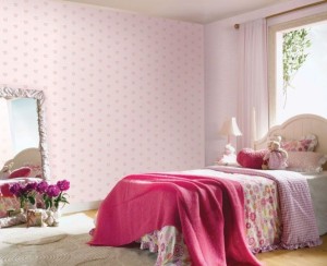 baby pink wallpaper Interior Design Blogs