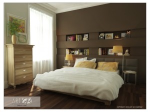 bedroom with shelf Interior Design Blogs