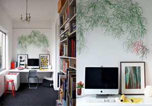 busy funky nifty workspace creative