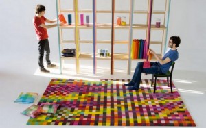 pixel rug 2 colorfully