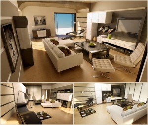 nikolaou white grey wood living room Interior Design Blogs