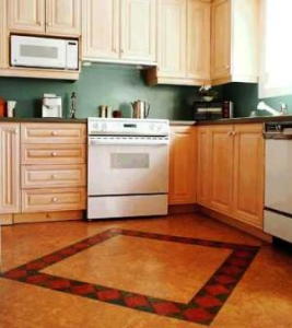 Cork Kitchen Tile floor