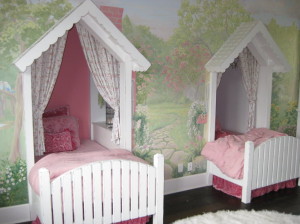 Pink Twin Girls Bedroom Decorations Interior Design Blogs