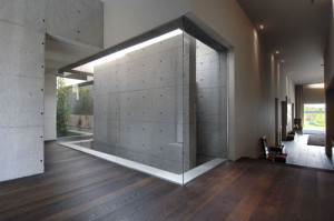 Wall Design Elegant Concrete House by A cero Interior Design Blogs