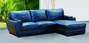 Blue leather sofa bed Interior Design Blogs