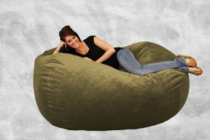 Comfortable green bean bag for living room Interior Design Blogs
