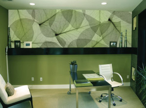 Green Wall Mural Interior Design Blogs