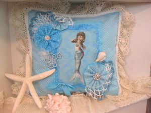 aqua mermaid pillow2 Interior Design Blogs