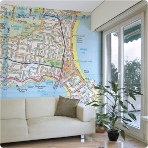 city map wallpaper removeable decal travel nursery Interior Design Blogs