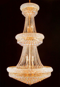 crystal bagel chandelier 3 tier large Interior Design Blogs