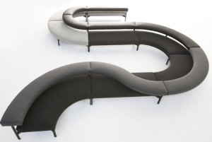 curved sectional black couch1 Interior Design Blogs