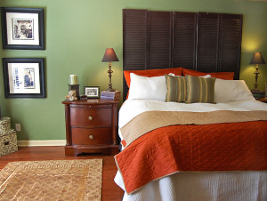 green bedroom Interior Design Blogs