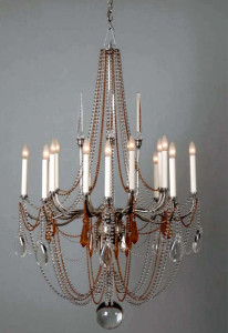 hart associates crystal chandelier 4273 chandelier