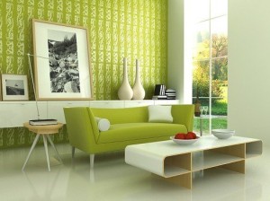 home decor green living room image 1 large Interior Design Blogs