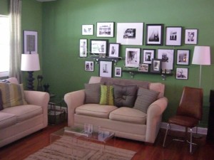 living room green wall color paint ideas1 Interior Design Blogs