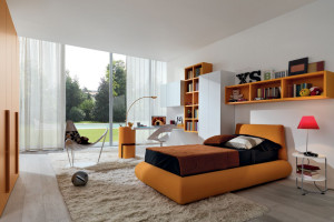 orange color furniture combination for teen bedroom decorating ideas 10 Interior Design Blogs