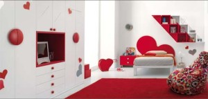 red and white bedroom designs for kids 1 Interior Design Blogs