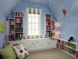 sky theme kid bedroom Interior Design Blogs