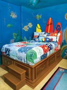 underwater themes bedroom kid Bedroom decoration