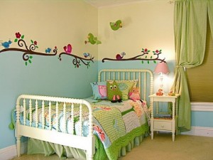 Bird Theme Girls Bedroom Ideas With Funny 1 500x375 bird themed decor
