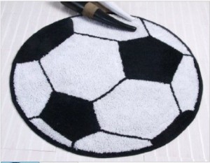 Football Round Bathroom Rugs Interior Design Blogs