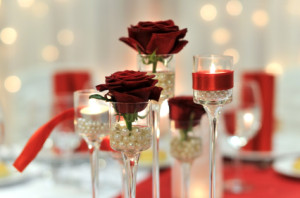 Goblets with Red Candles Interior Design Blogs