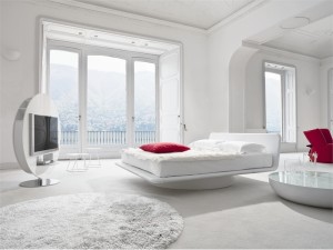 Leather Bed For White Bedroom Design Giotto By Bonaldo 1 Interior Design Blogs