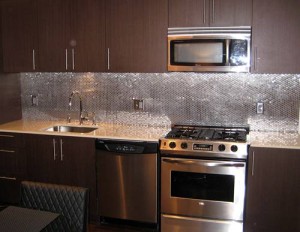 Stainless Steel Backsplash as Modern Backsplash Interior Design Blogs