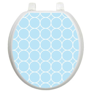 Toilet Tattoos Wallpaper Toilet Seat Applique with Blue Bubbles Design Interior Design Blogs