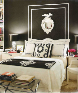 black wall bedroom Interior Design Blogs