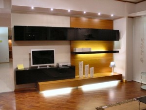 integrated tv in modern living room design ideas 7 Interior Design Blogs