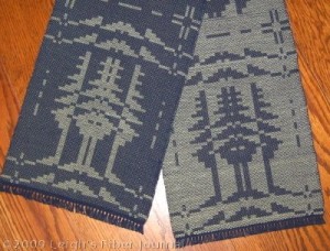SW table runner pine trees Interior Design Blogs
