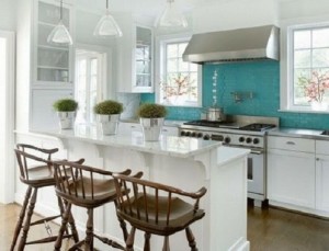 Turquoise Small Kitchen Design Picture7 497x380 Interior Design Blogs