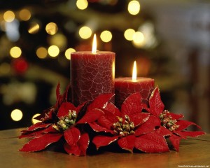 christmas candles wallpaper 005 Interior Design Blogs