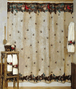 christmas shower curtains Interior Design Blogs