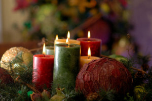 christmas candle table Interior Design Blogs