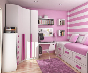 cute pink teenage bedroom color Interior Design Blogs