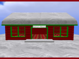 santas log house ad pic1 Interior Design Blogs