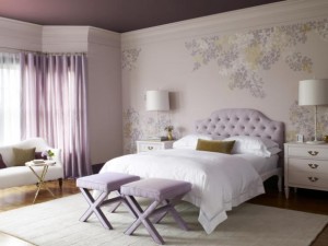 teen bedroom purple 588x441 Interior Design Blogs