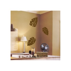 tropical leaves set 3 wall decals stickers Interior Design Blogs