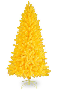 christmas tree yellow christmas