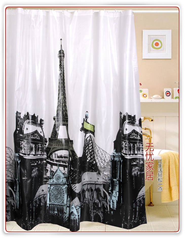 Paris-Eiffel-Tower-Pattern-EVA-Shower-Curtain-W4801