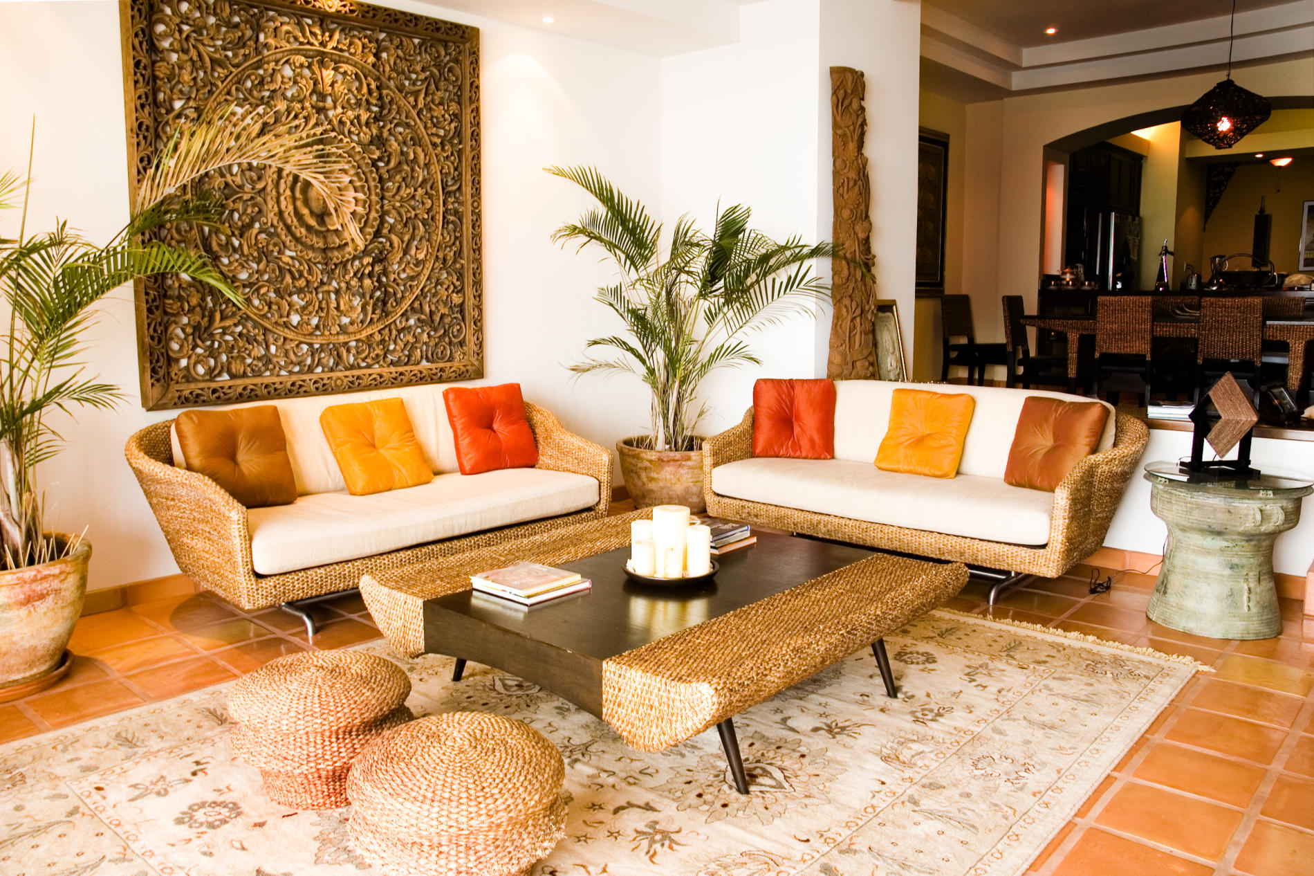 Hawaiian Themed Living Room | | Interior Designing Ideas
