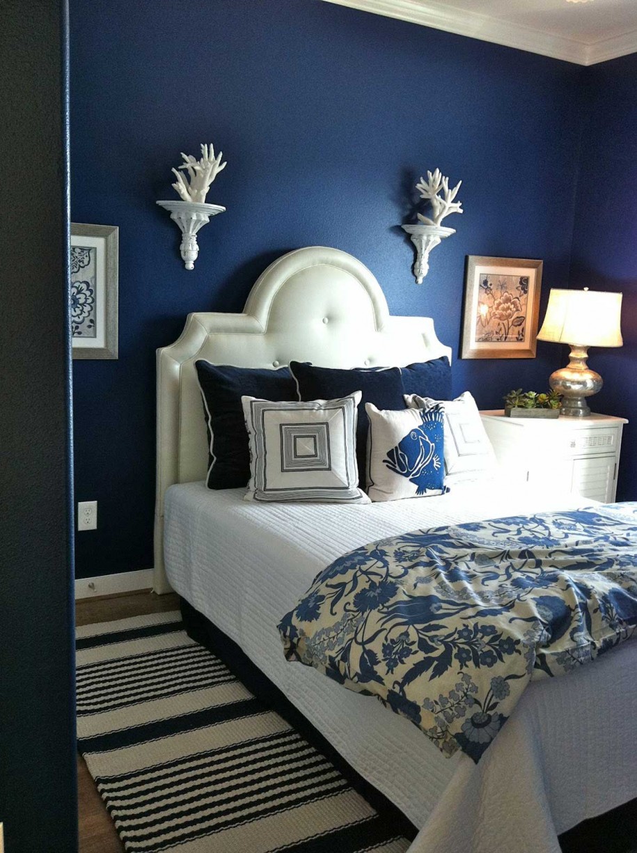 elegant-dark-blue-bedroom-paint-colors-915x1225