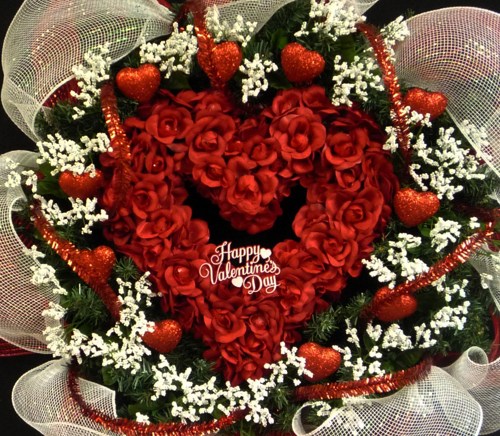happy_valentines_day_rose_heart_valentine_decor_poly_mesh_item_638_a603e045
