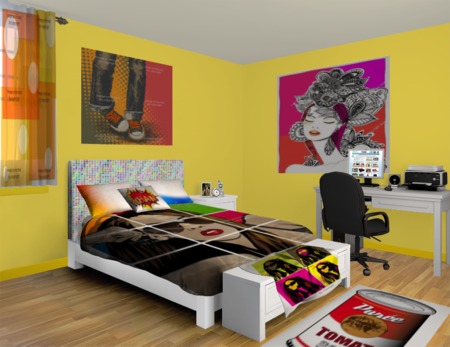 pop art bedroom 3