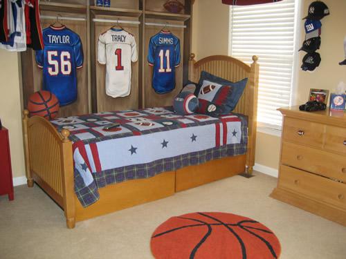 sports bedrooms for kids teens (1)
