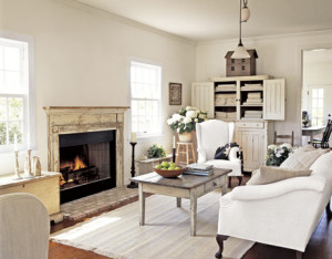 White Country Living Rooms (1)